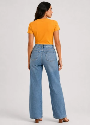Rovitex - Blusa Feminina Meia Malha 30 Básica Amarelo - ROVITEX