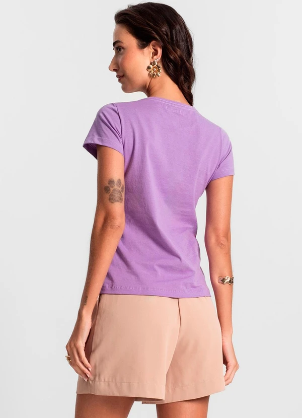 Rovitex - Blusa Feminina Meia Malha 30 Básica Roxo 4