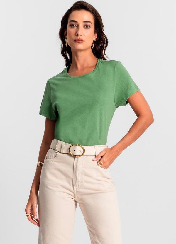 Rovitex - Blusa Feminina Meia Malha 30 Básica Ko Verde 3