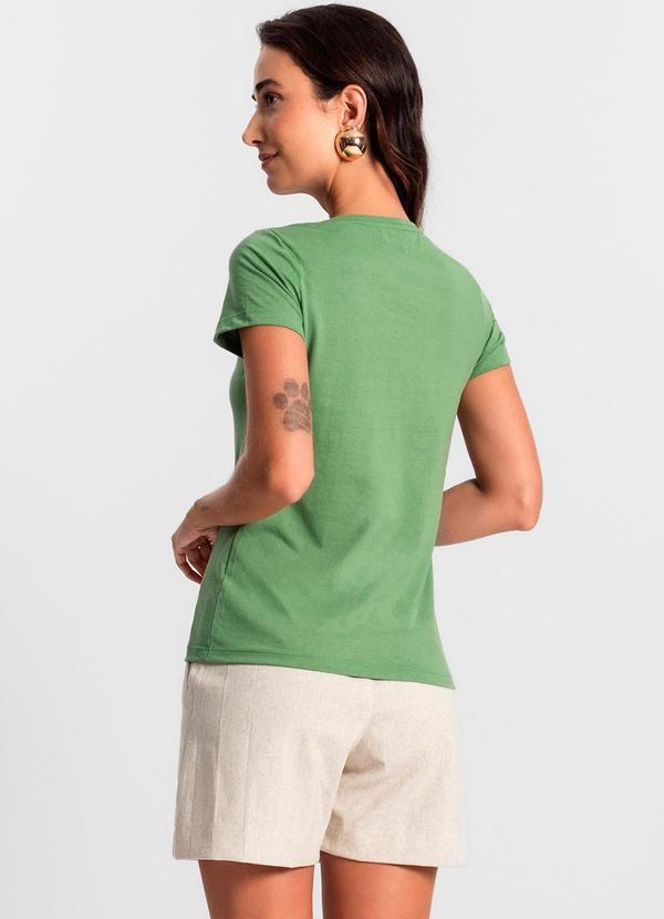 Rovitex - Blusa Feminina Meia Malha 30 Básica Verde 4