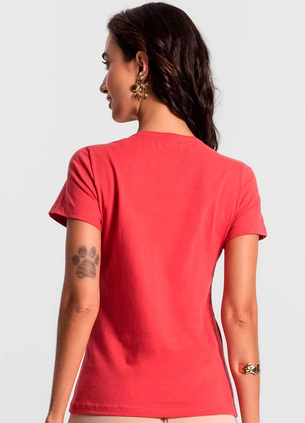 Rovitex - Blusa Feminina Meia Malha 30 Básica Vermelho 2