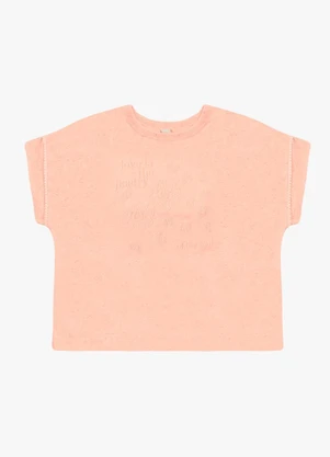Rovitex - Blusa Feminina Meia Malha Linho Rosa - ROVITEX