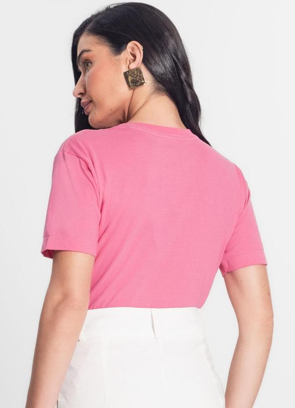 Rovitex - Blusa Feminina Meia Malha Penteada Rosa 2