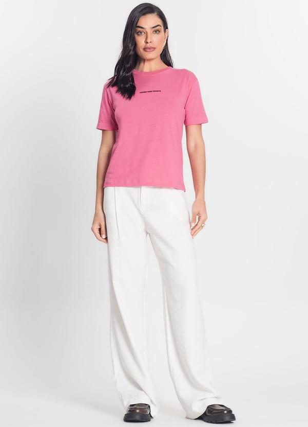 Rovitex - Blusa Feminina Meia Malha Penteada Rosa 3