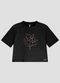 Cereja Rosa - Blusa Feminina Meia Malha Bege - variação: Preto