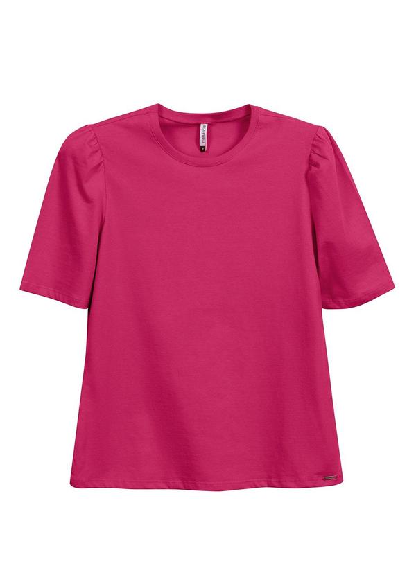 Marialícia - Blusa Feminina Meia Malha Rosa