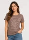 Infinita Cor - Blusa Feminina Molicotton Viscose Marrom - variação: Marrom