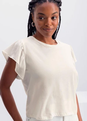 Essendi - Blusa Feminina Natural - ESSENDI