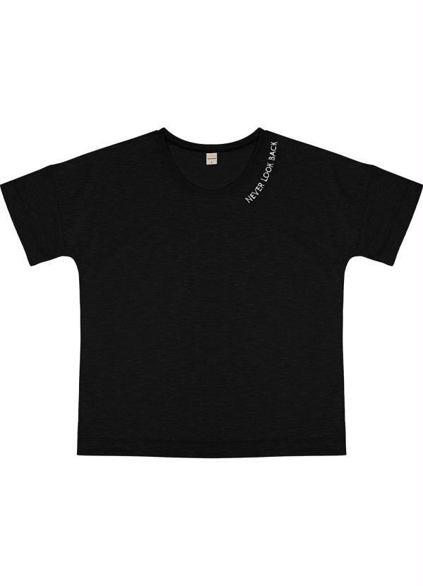 Rovitex - Blusa Feminina Never Look Back Preto