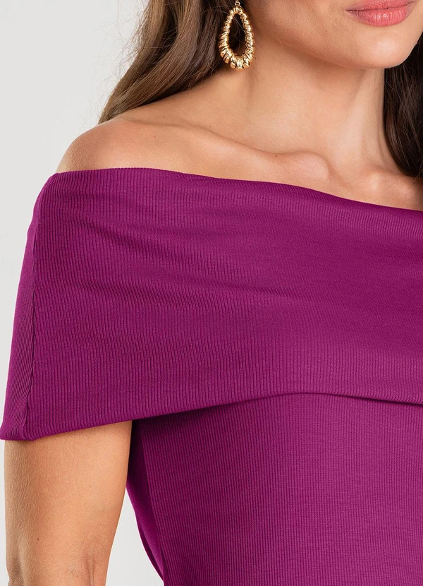 Dianna - Blusa Feminina Ombro a Ombro Rosa 4