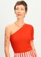 Essendi - Blusa Feminina Ombro Único Vermelho - variação: Vermelho