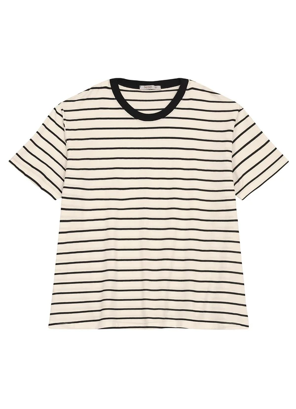 Secret Glam - Blusa Feminina Plus Size Gola Redonda Bege 3