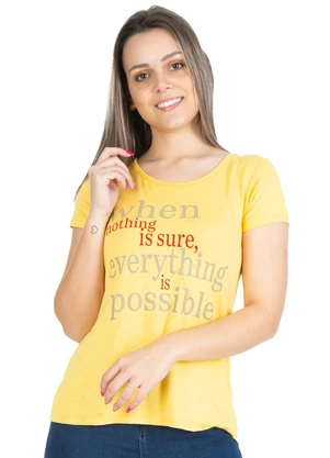 Select - Blusa Feminina Possible Amarelo - SELECT