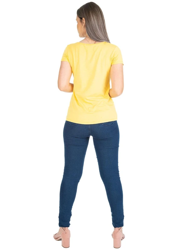 Select - Blusa Feminina Possible Amarelo 4