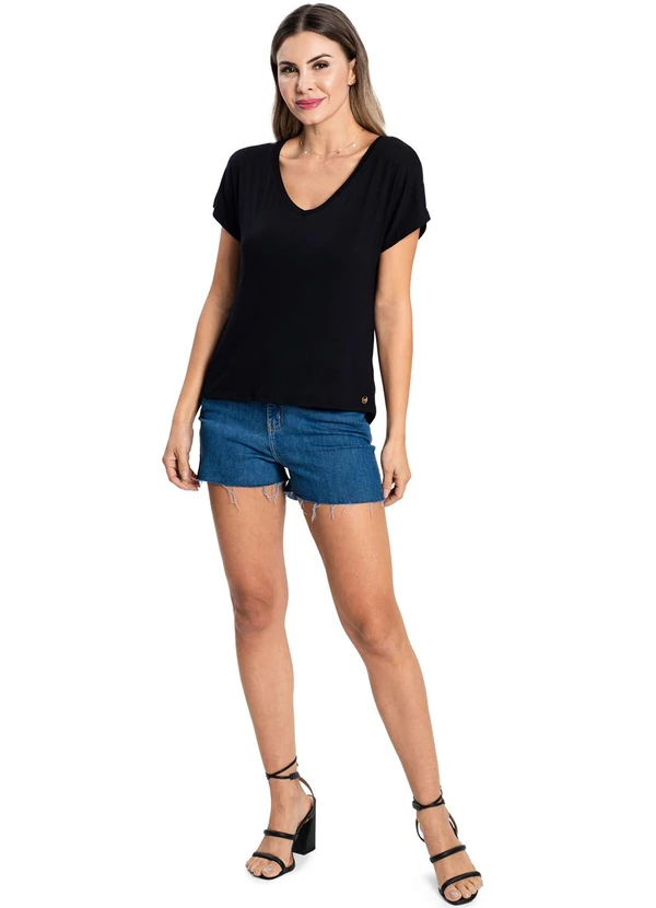 Rovitex - Blusa Feminina Preto 3