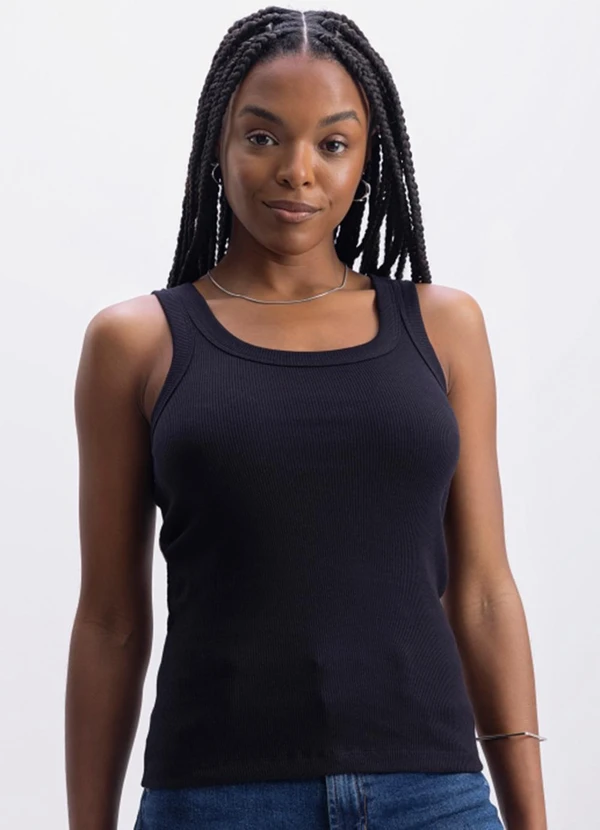 Essendi - Blusa Feminina Preto