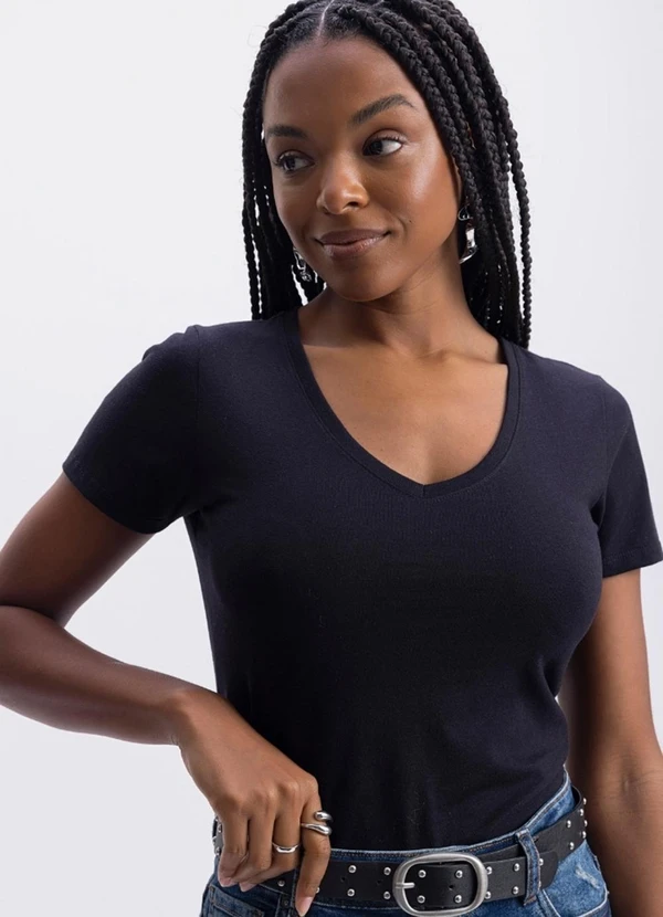 Essendi - Blusa Feminina Preto 3