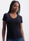 Essendi - Blusa Feminina Azul - variação: Preto
