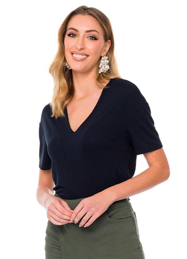 Doce Trama - Blusa Feminina Preto