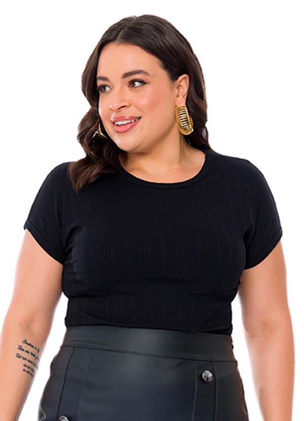 Lisamour - Blusa Feminina Preto