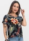Infinita Cor - Blusa Feminina Amarelo - variação: Preto