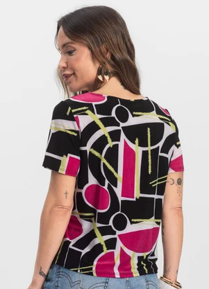 Infinita Cor - Blusa Feminina Preto - INFINITA COR