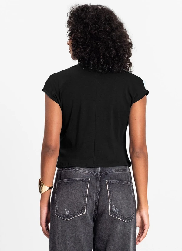 Infinita Cor - Blusa Feminina Preto 2