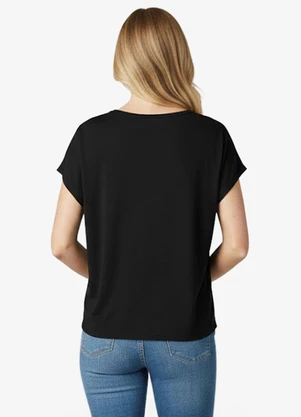 Infinita Cor - Blusa Feminina Preto - INFINITA COR