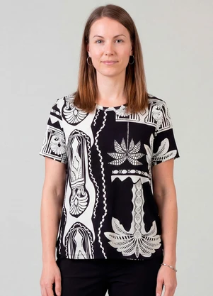 Infinita Cor - Blusa Feminina Preto - INFINITA COR