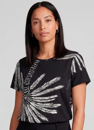 Infinita Cor - Blusa Feminina Preto - INFINITA COR