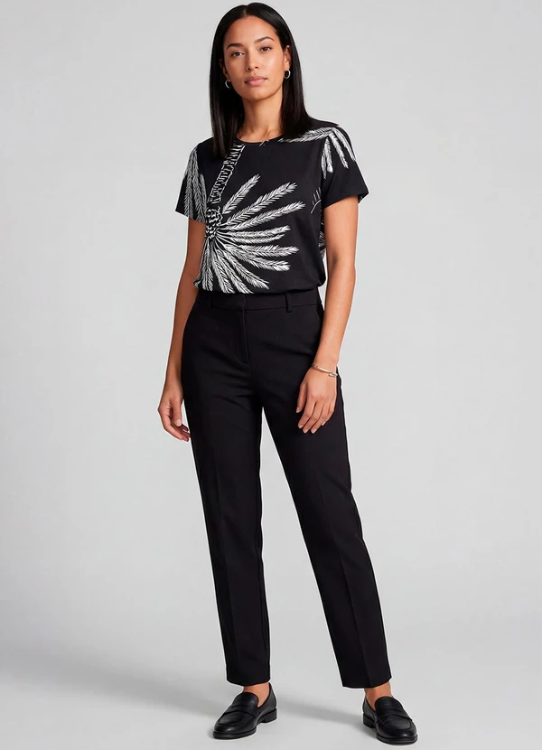 Infinita Cor - Blusa Feminina Preto 3