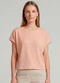 Infinita Cor - Blusa Feminina Recorte na Costa Azul - variação: Rosa