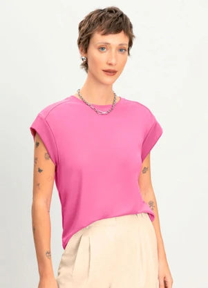 Essendi - Blusa Feminina Regata Rosa - ESSENDI