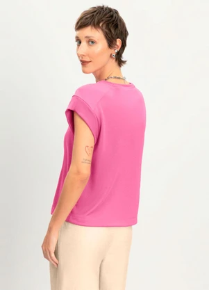 Essendi - Blusa Feminina Regata Rosa - ESSENDI