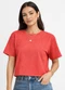 Infinita Cor - Blusa Feminina Ribana Canelada Vermelho - variação: Rosa