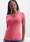 Essendi - Blusa Feminina Cinza - variação: Rosa