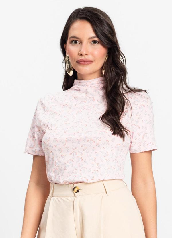 Infinita Cor - Blusa Feminina Rosa