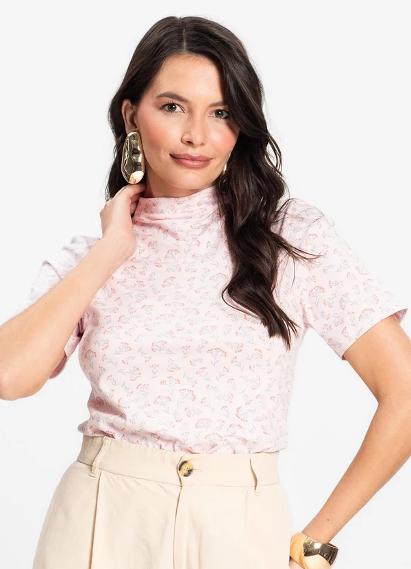 Infinita Cor - Blusa Feminina Rosa 4