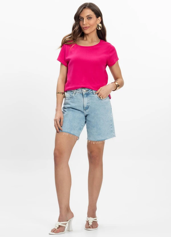 Infinita Cor - Blusa Feminina Rosa 3