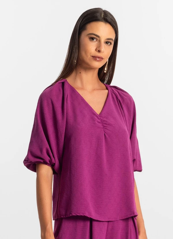 Rovitex - Blusa Feminina Roxo