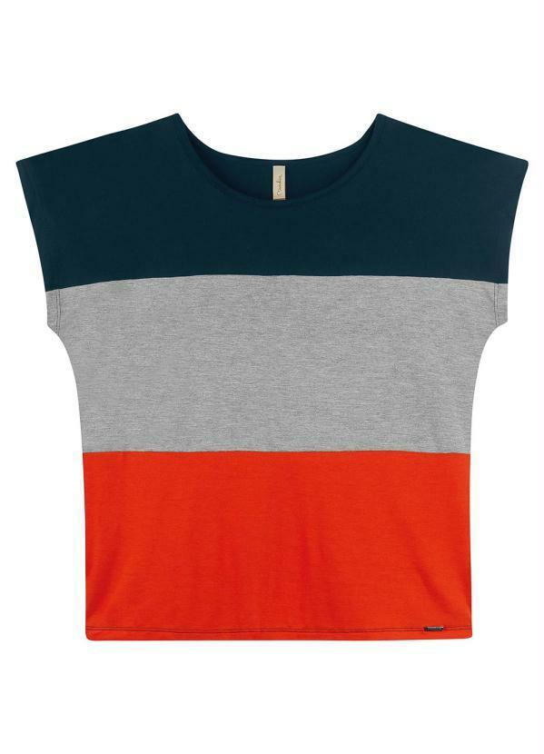 Marialícia - Blusa Feminina Três Cores Marialícia Marinho
