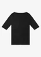 Endless - Blusa Feminina Tricot Decote Canoa Bege - variação: Preto