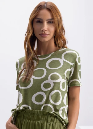 Essendi - Blusa Feminina Verde - ESSENDI