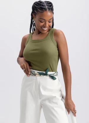 Essendi - Blusa Feminina Verde - ESSENDI