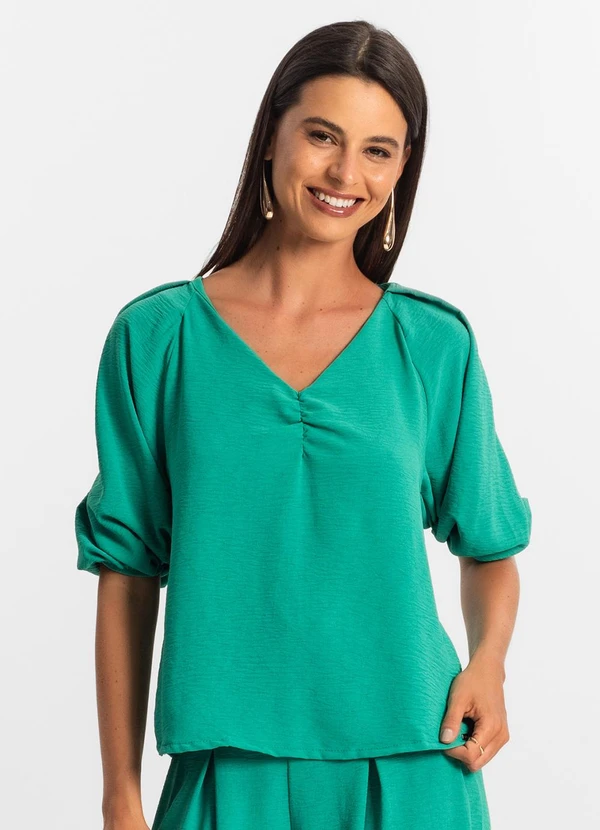 Rovitex - Blusa Feminina Verde
