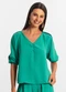 Rovitex - Blusa Feminina Roxo - variação: Verde