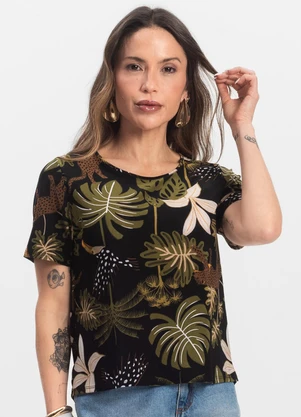 Infinita Cor - Blusa Feminina Verde - INFINITA COR