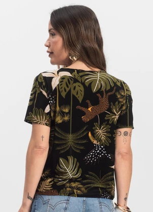 Infinita Cor - Blusa Feminina Verde - INFINITA COR