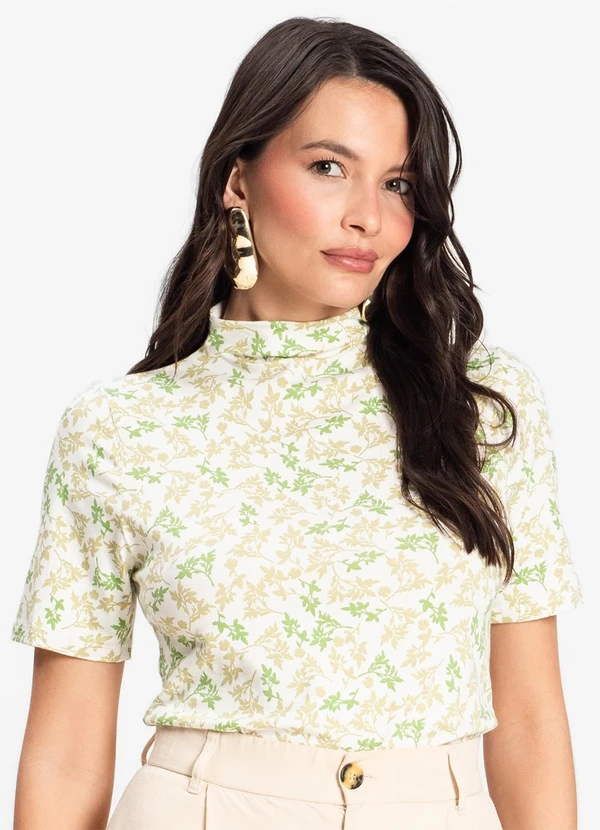 Infinita Cor - Blusa Feminina Verde