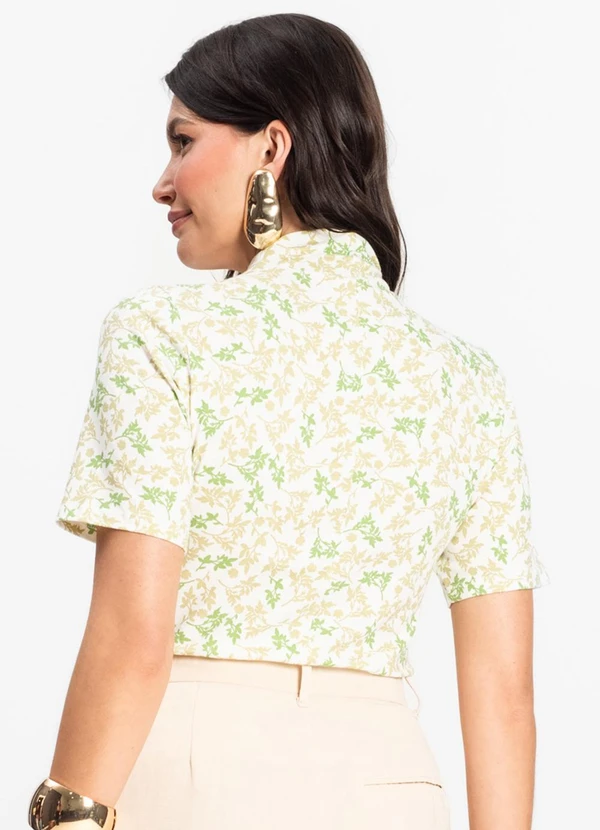 Infinita Cor - Blusa Feminina Verde 2